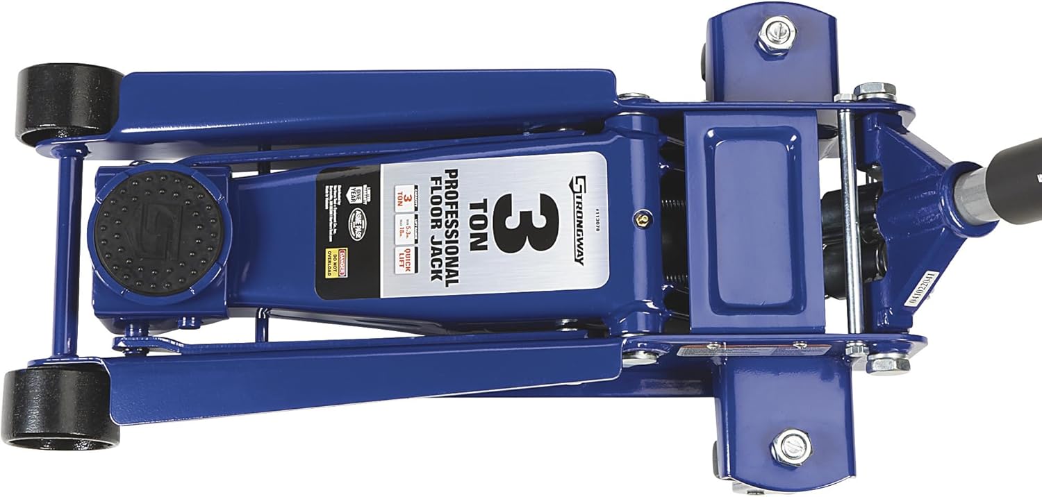 Strongway Long-Distance, Low-Profile Professional Service Floor Socket — 3-tonne Capacity