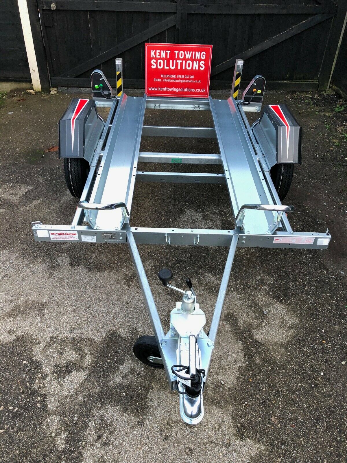  Brand New Erde CH451 Double Double Motorcycle Bike Motorcycle Trailer