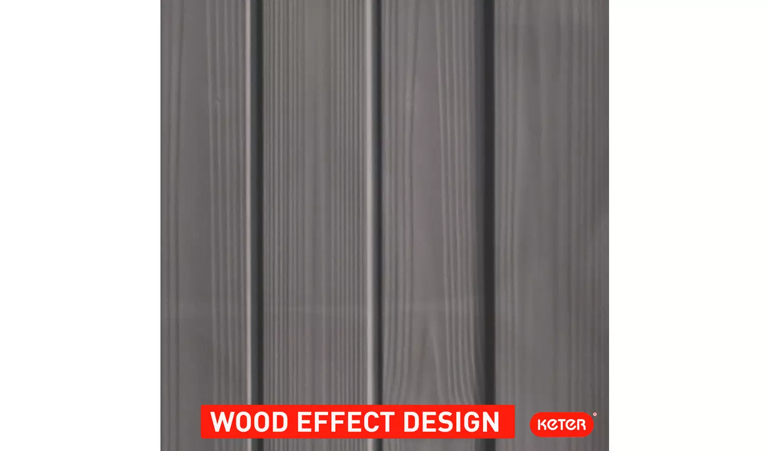 Keter Factor Apex Garden Storage Shed 8 x 6ft – Beige/Brown