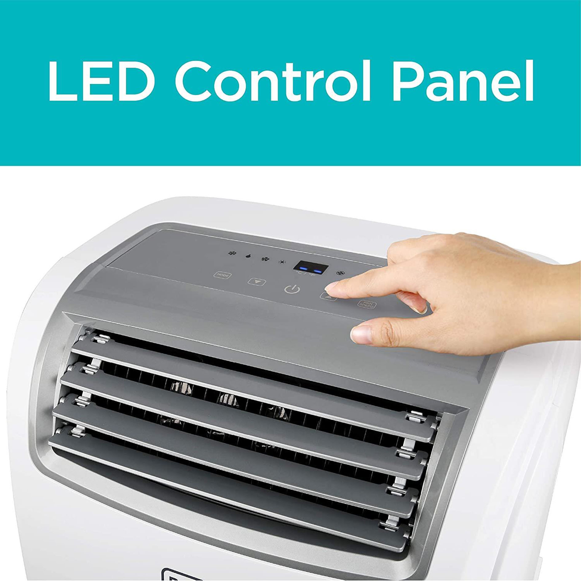 BLACK+DECKER 14,000 BTU Portable Air Conditioner with Heat and Remote