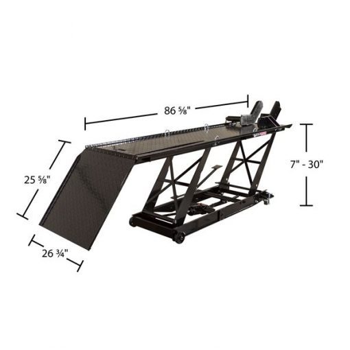 Hydraulic Motorcycle Lift Table – 1000 lb. Capacity