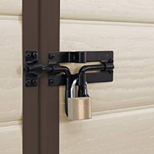 6x8 ft Keter Manor Outdoor Garden Storage Shed, Beige