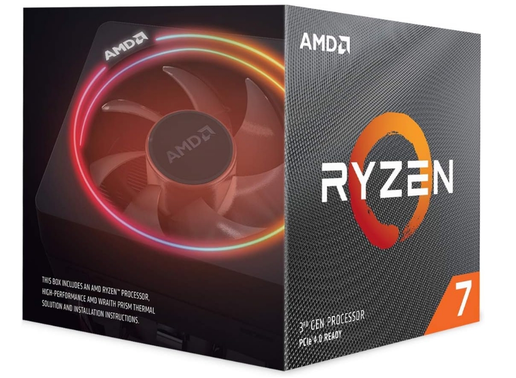 AMD Ryzen 7 3700X Processor (8C/16T, 36 MB Cache, 4.4 GHz Max Boost)