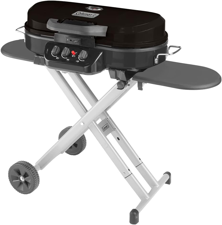 Coleman RoadTrip 285 Portable Stand-Up Propane Grill, Gas Grill wit
