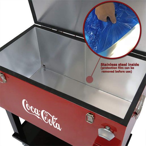 Leigh Country CP 78105 60 Qt Coca-Cola Ice Cold (Embossed) Cooler