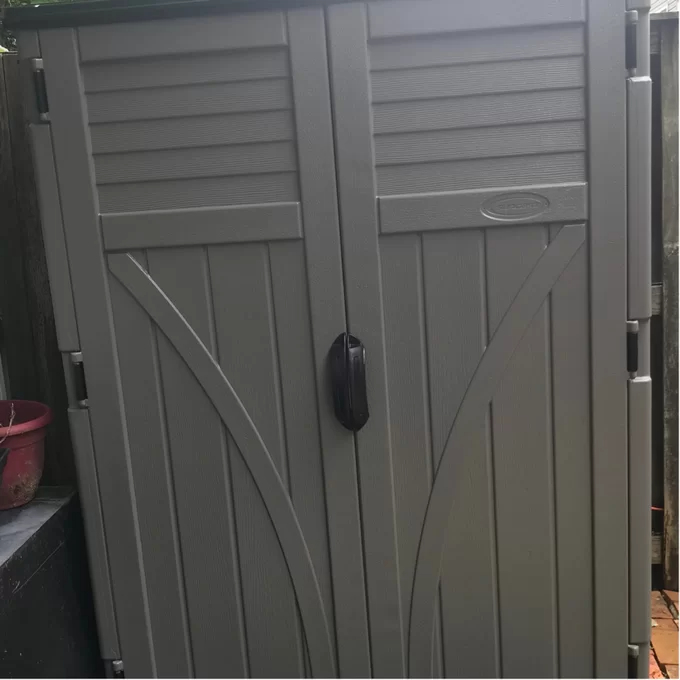 【Storage Shed】4x3 ft Plastic Vertical Tool Shed