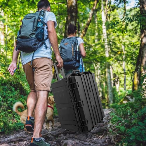 B&W International Jumbo 6700 Outdoor Tool Case with Pocket Tool Boards, Black