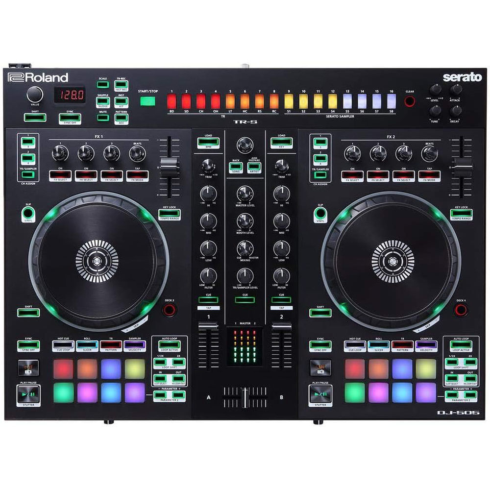 Roland Two-channel, Four-deck Serato DJ Controller (DJ-505)