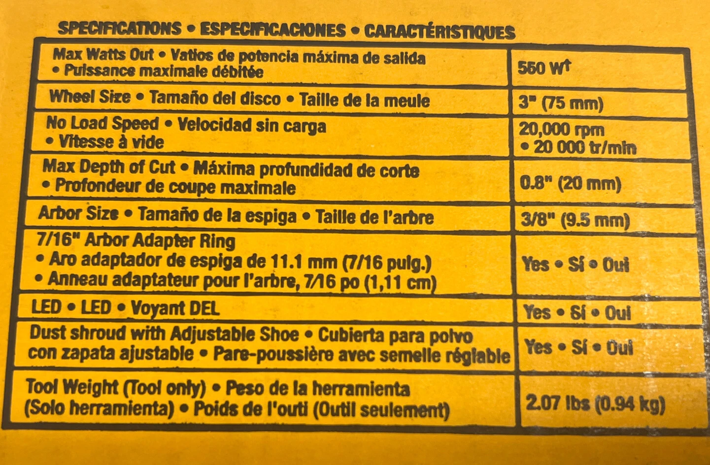 Brand New Dewalt 20v Brushless Cut-Off Tool DCS438